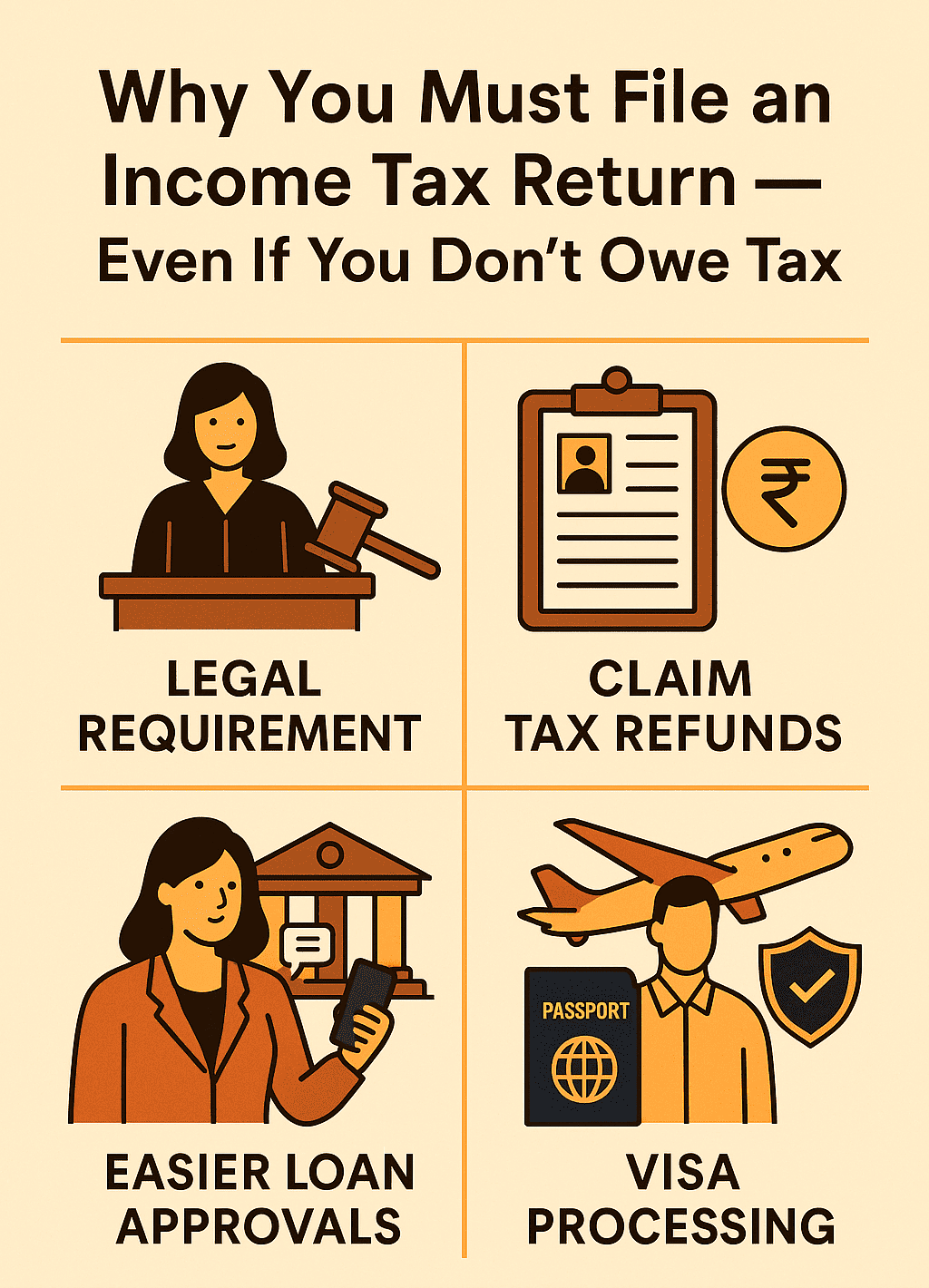Why You Must File an Income Tax Return — Even If You Don’t Owe Tax